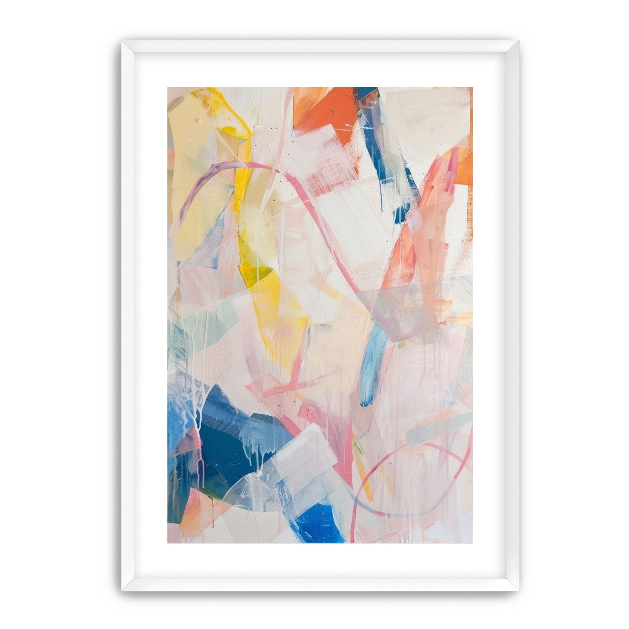 Coral light crossing blue