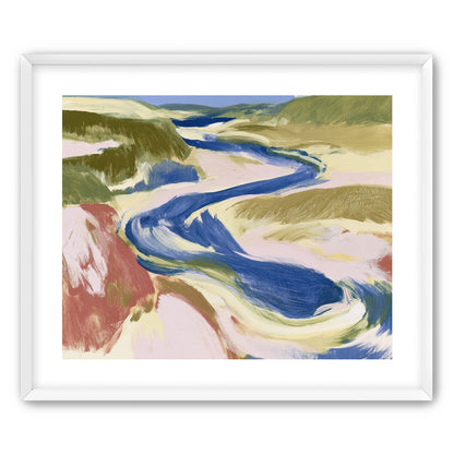 Blue bend through sandbars
