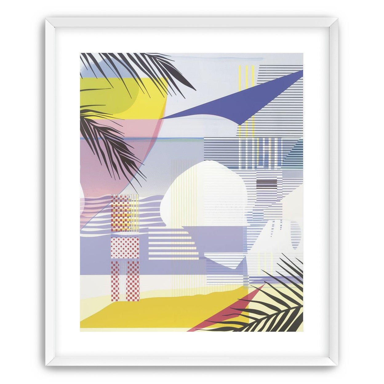 Layered stripes and color fields