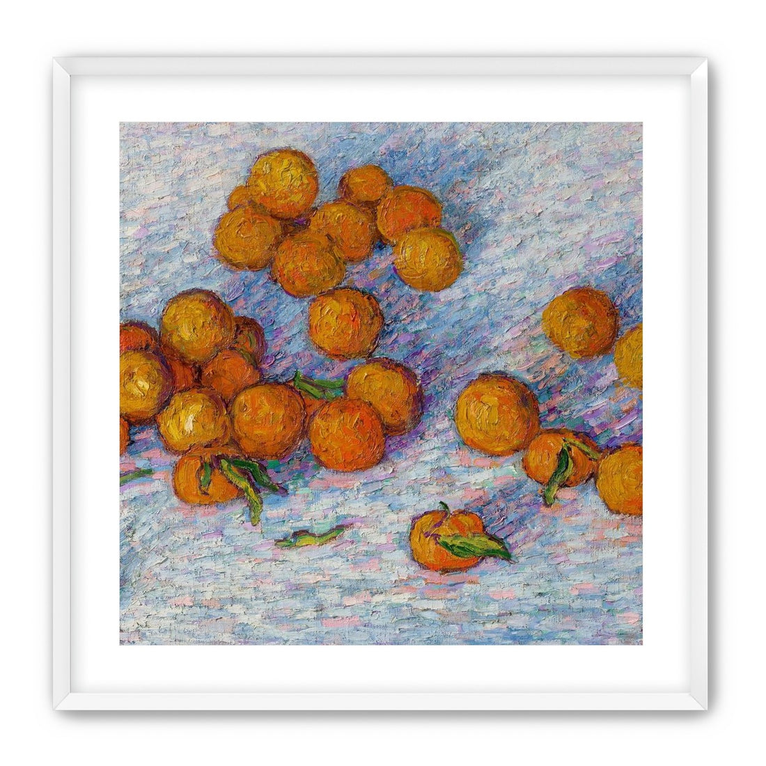 Oranges across the table