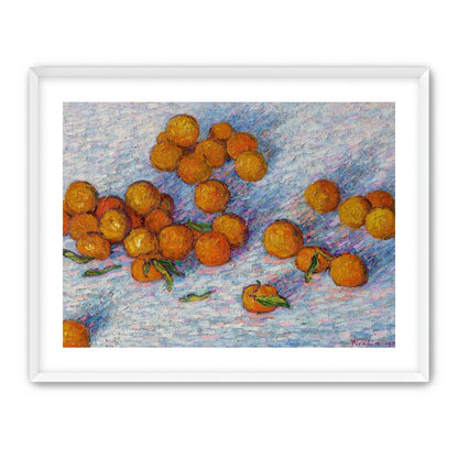 Oranges across the table