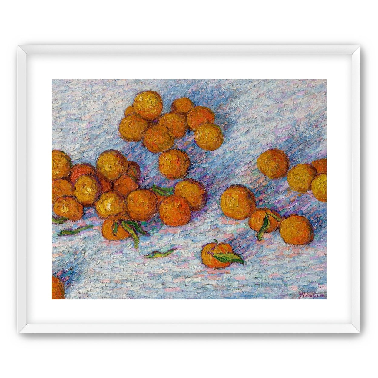 Oranges across the table