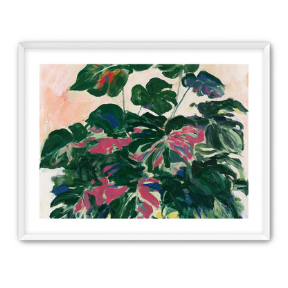 Leaves leaning into light