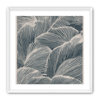 Palm fronds pressed together