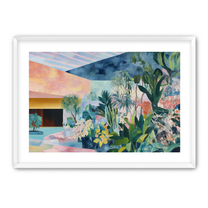 Pastel rooms for green leaves