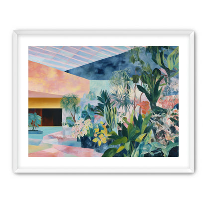 Pastel rooms for green leaves