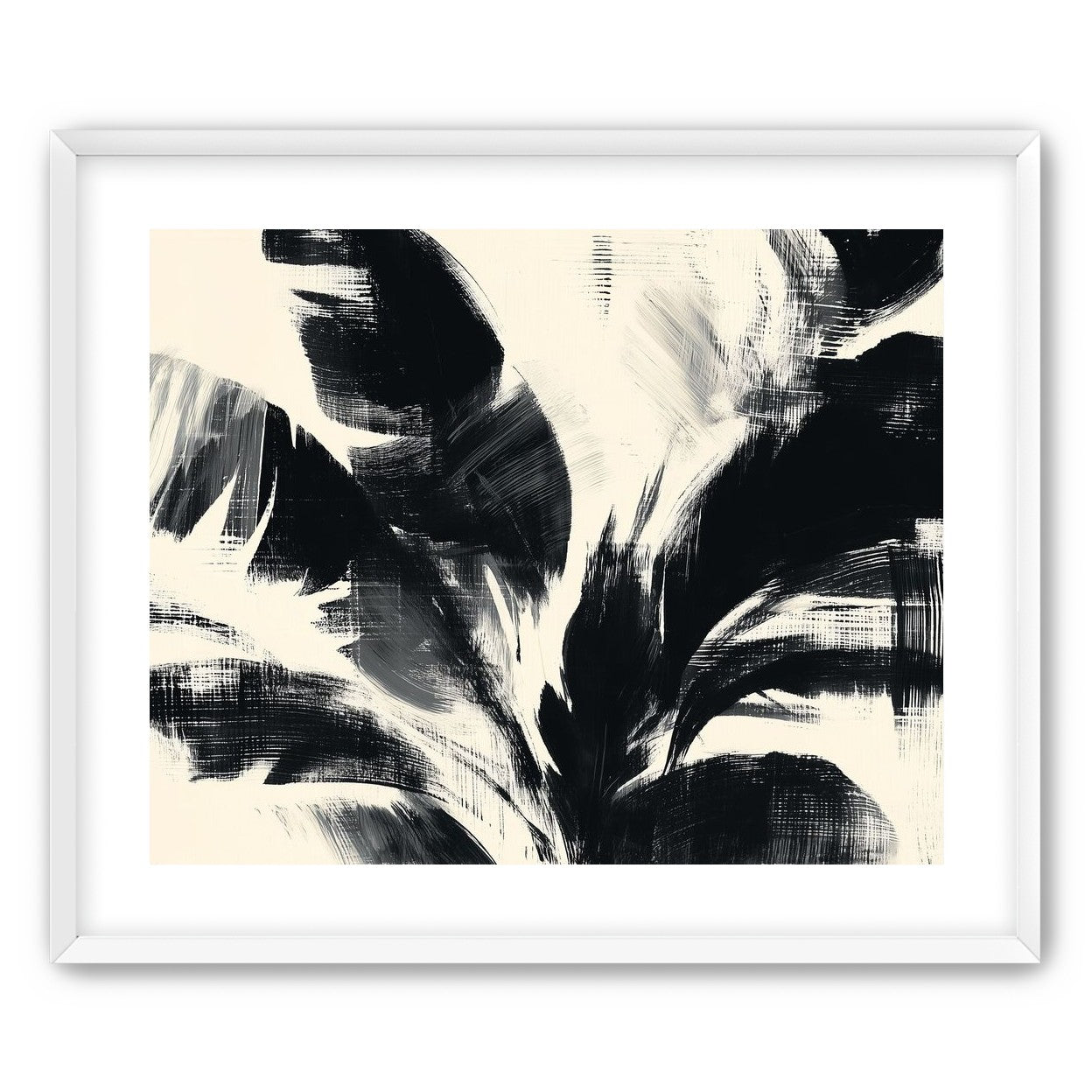 Black weight on off-white