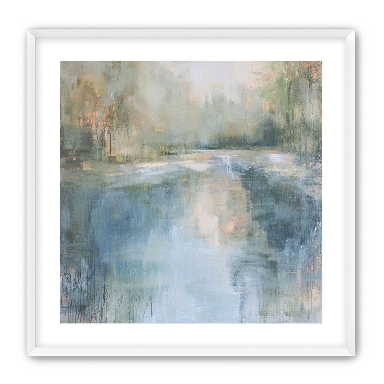 Mist over the river bend