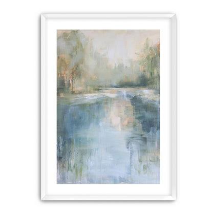 Mist over the river bend