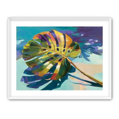 Palm Leaves in Layered Paint