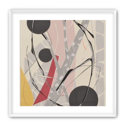 Layered circles with red wedge