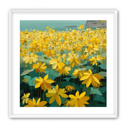 Flowers Along the Water
