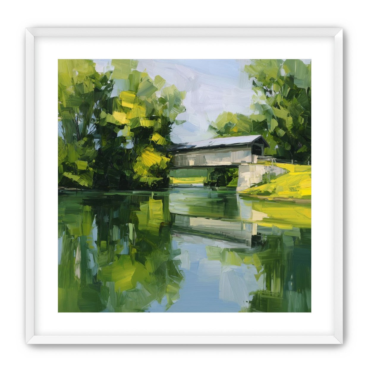 Covered Bridge in Summer