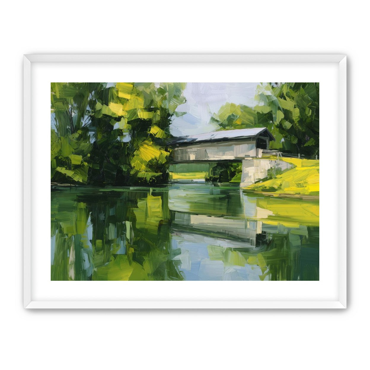Covered Bridge in Summer