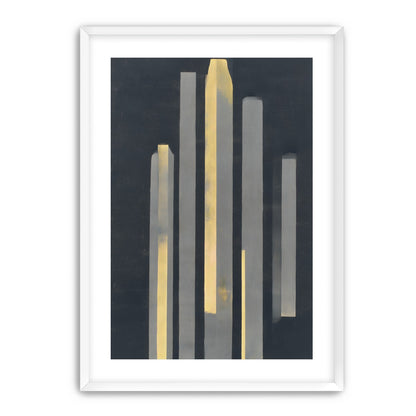 Yellow seeping through gray bars