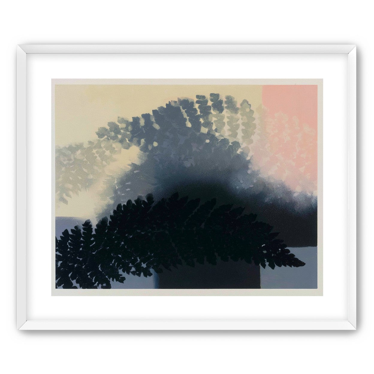 Tree shadow across the sky