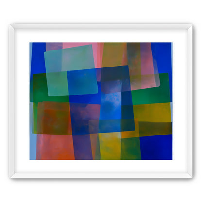 Blue pooling through pink veils