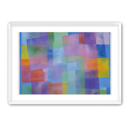 Blue field under shifting pastels