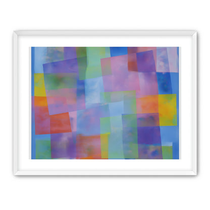 Blue field under shifting pastels