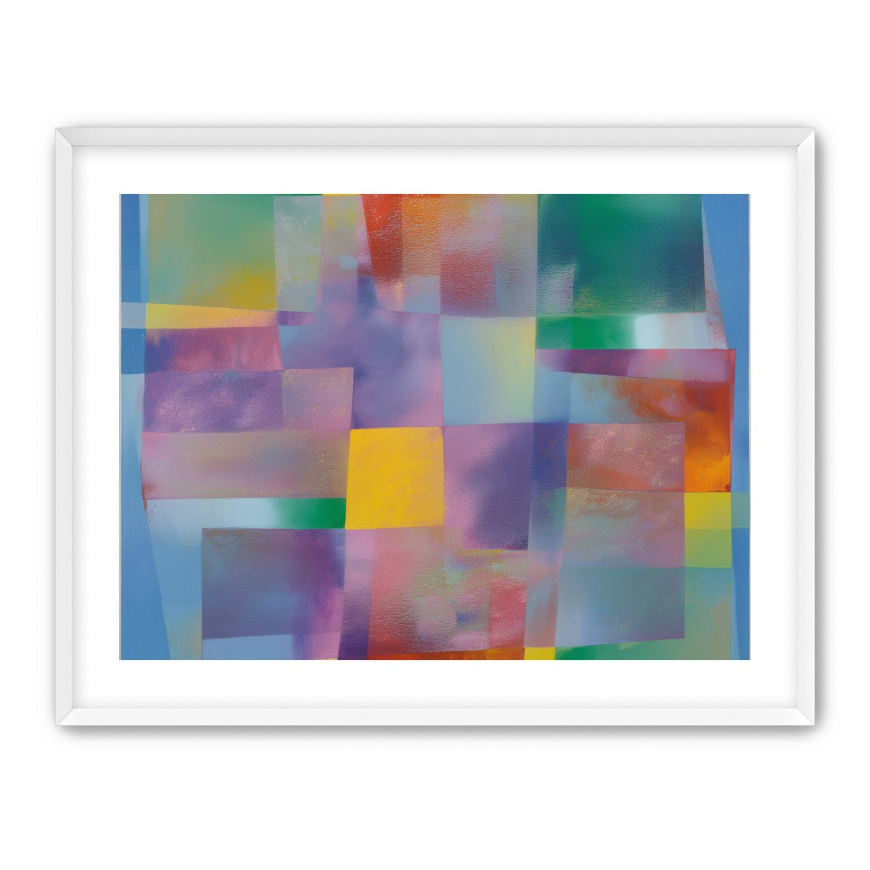 Blue border and drifting blocks