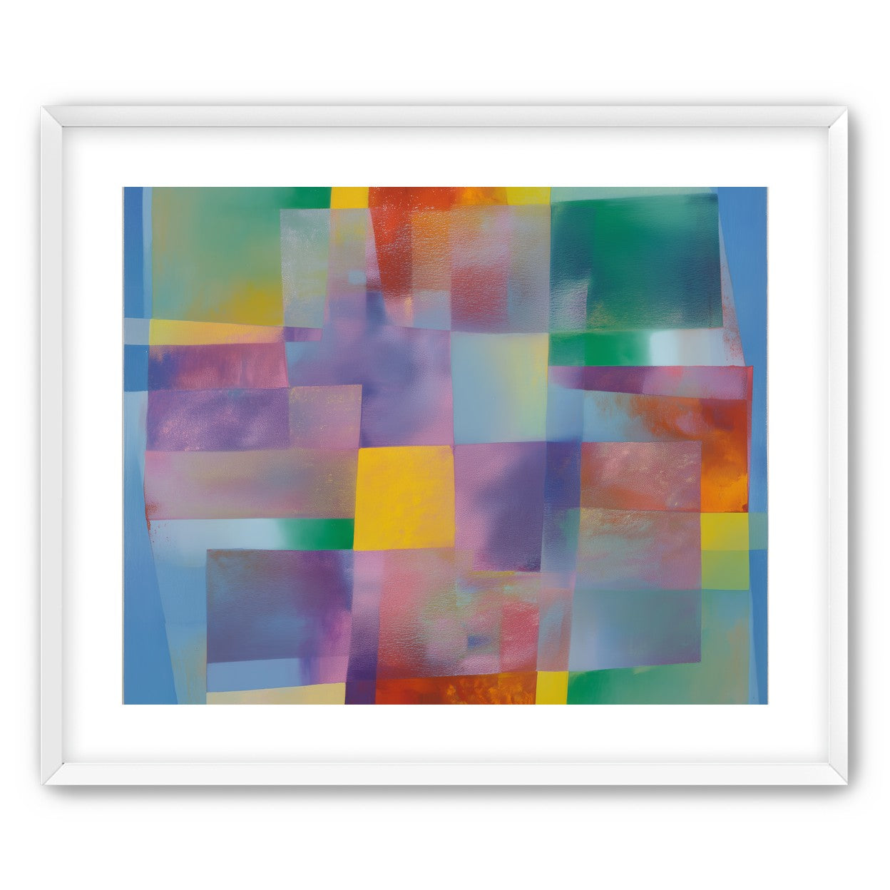 Blue border and drifting blocks
