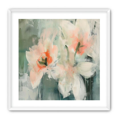 Pale blooms in quiet paint