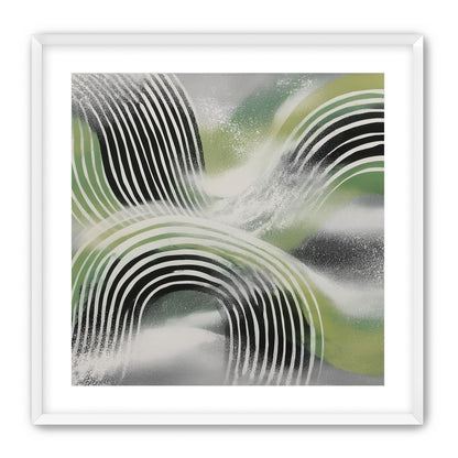 Stripes within the green haze