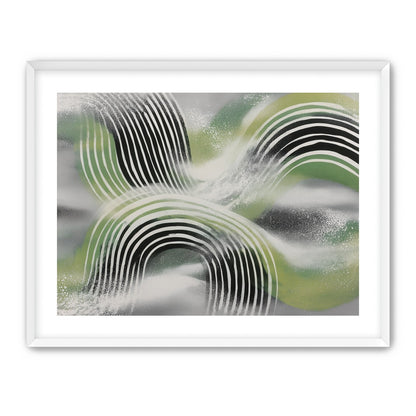 Stripes within the green haze
