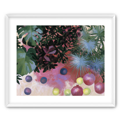 Fruit under heavy leaves