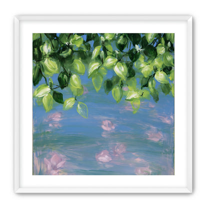 Petals under the leaves