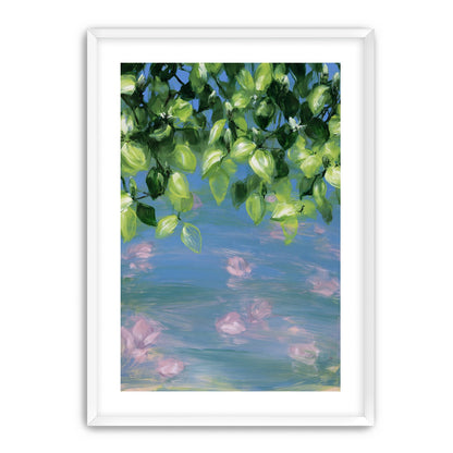 Petals under the leaves