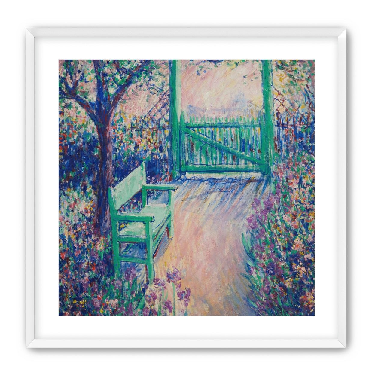 Green chair within the porch