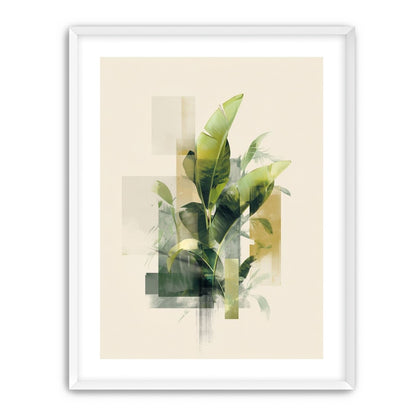 Leaves through quiet panels