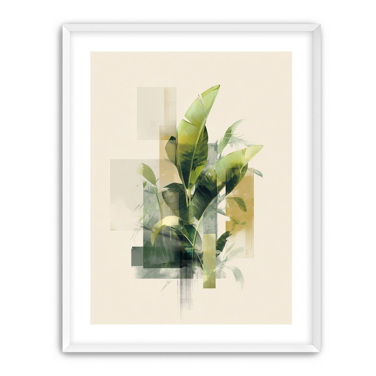 Leaves through quiet panels