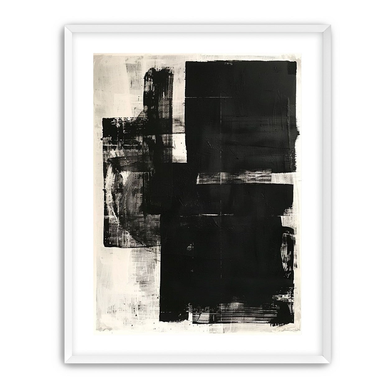 Black weight on pale ground
