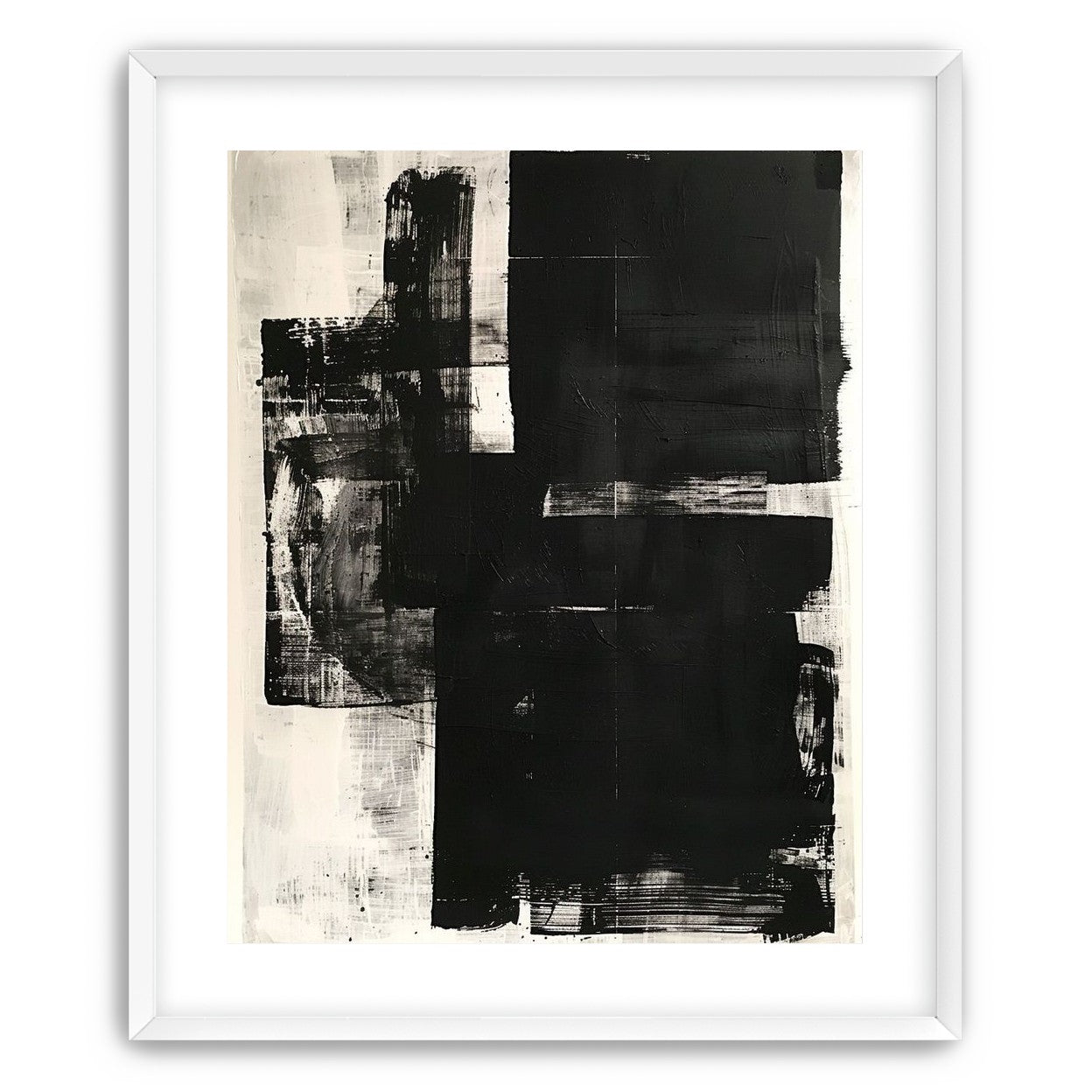 Black weight on pale ground