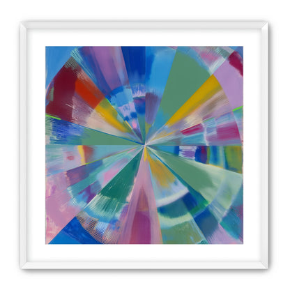 Scraped color at the center