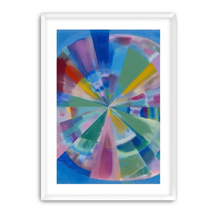 Scraped color at the center