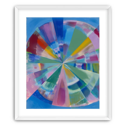 Scraped color at the center