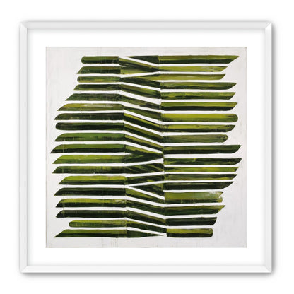 Olive bands with a crease
