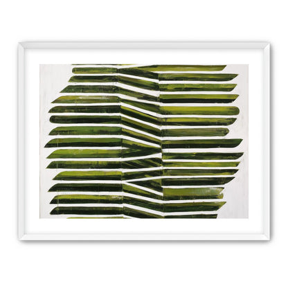 Olive bands with a crease