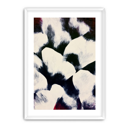 White blocks among dark ground