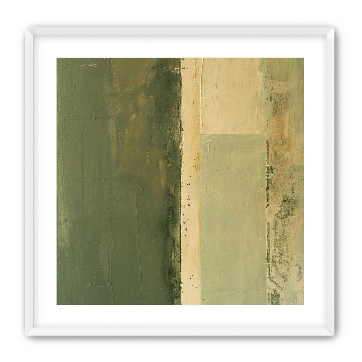Pale seam in olive field