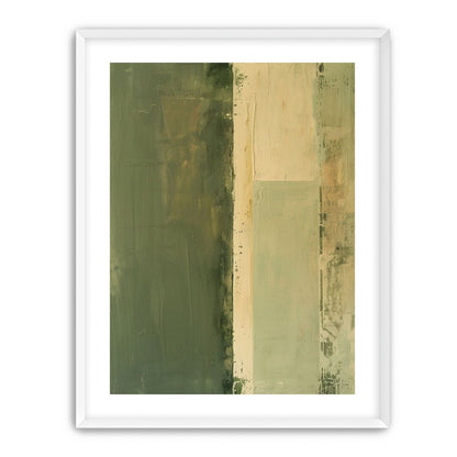 Pale seam in olive field