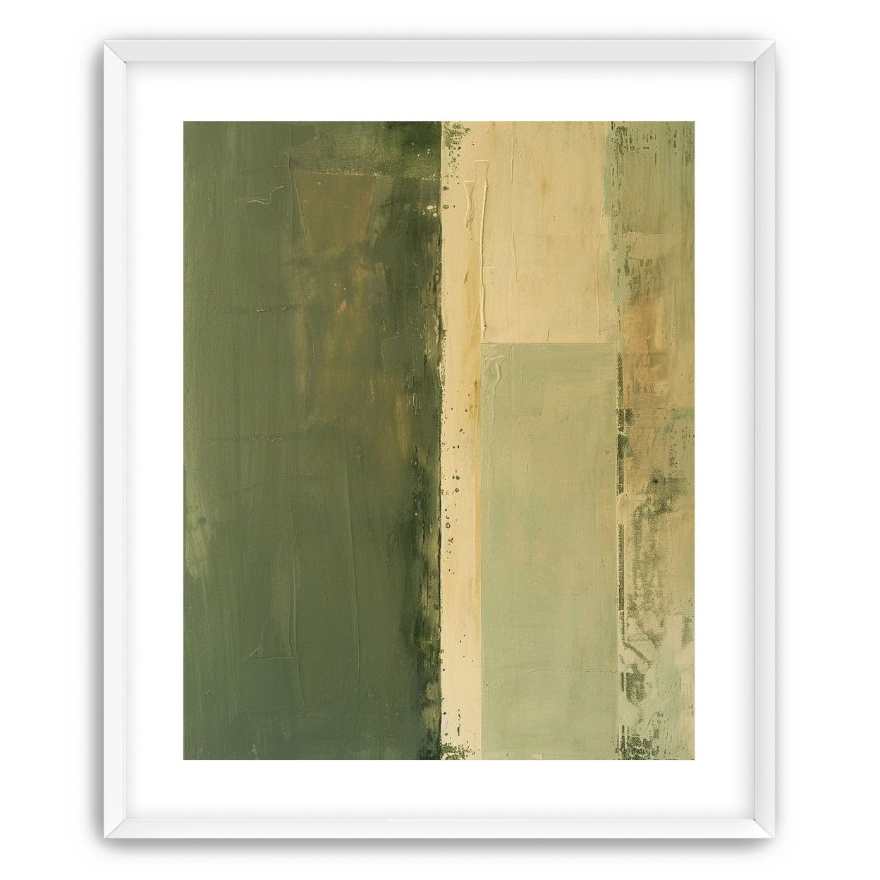 Pale seam in olive field