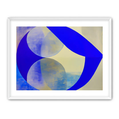 Cobalt loop on beige
