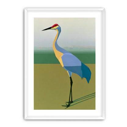 Still crane in flat light