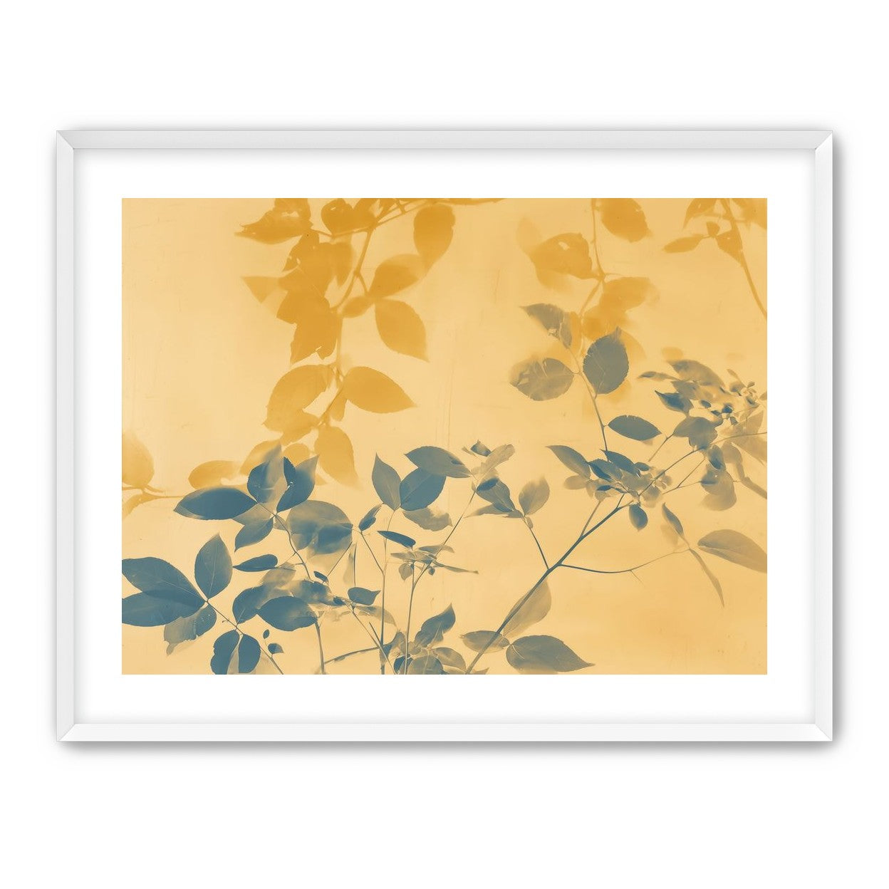 Translucent Film Over Leaves
