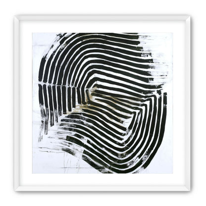 Black bands turning inward