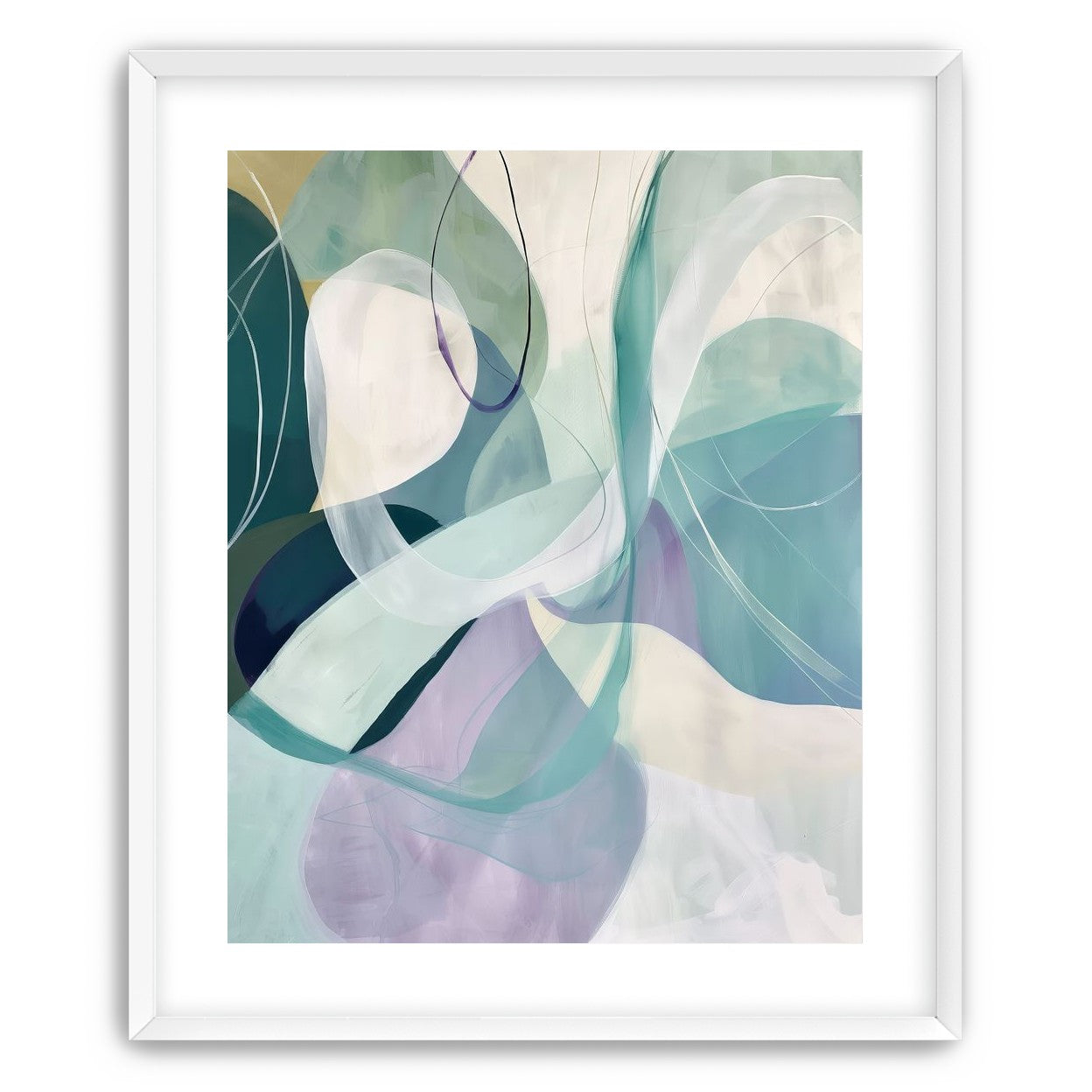 Teal and Lavender Arcs